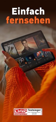 Zattoo — TV Streaming App для Android — скриншот 1