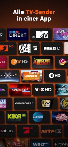 Zattoo — TV Streaming App для Android — скриншот 2