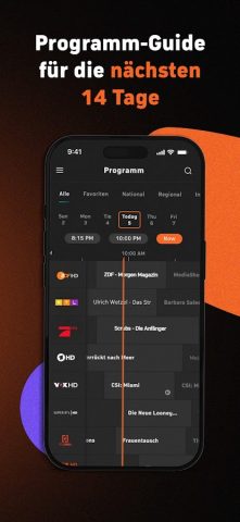 Zattoo — TV Streaming App для Android — скриншот 4