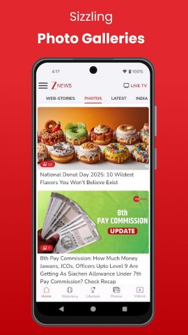 Zee News: Live News in Hindi для Android — скриншот 5