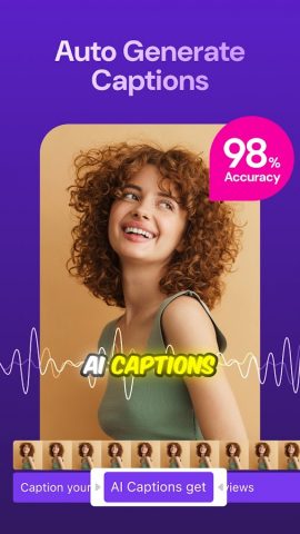 Zeemo:AI video maker & Caption для Android — скриншот 1