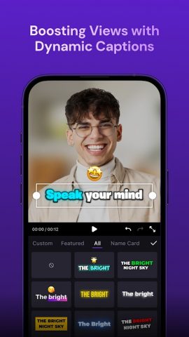 Zeemo:AI video maker & Caption для Android — скриншот 4