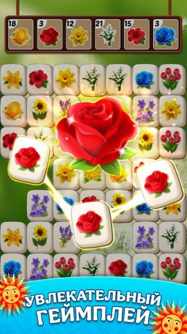 Zen Blossom: Flower Tile Match для Android — скриншот 1