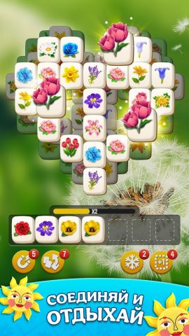 Zen Blossom: Flower Tile Match для Android — скриншот 2