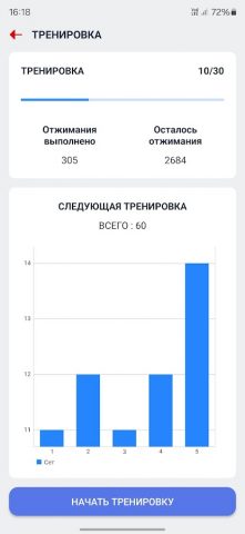 Zeopoxa Отжимания для Android — скриншот 2