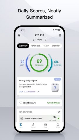 Zepp для Android — скриншот 1