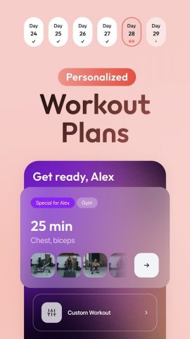 Zing AI: Home & Gym Workouts для Android — скриншот 3