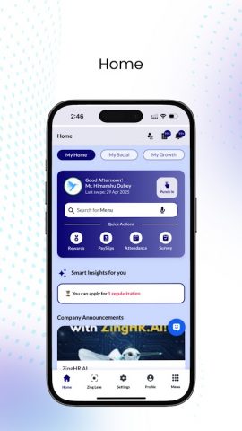 ZingHR для Android — скриншот 2