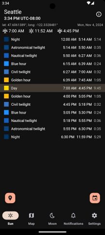 Золотой час для Android — скриншот 2