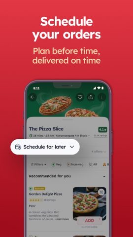 Zomato: Food Delivery & Dining для Android — скриншот 5