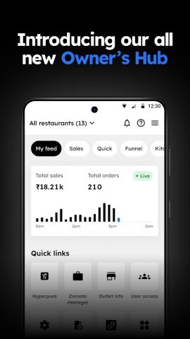 Zomato Restaurant Partner для Android — скриншот 3