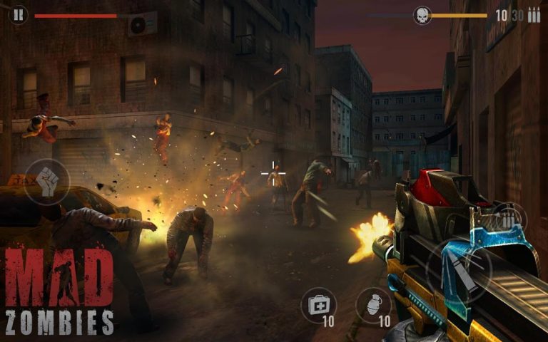 Зомби : Mad Zombies для Android — скриншот 1