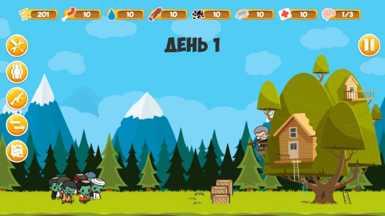 Zombie Forest: Apocalypse для Android — скриншот 2