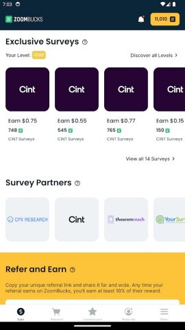 ZoomBucks для Android — скриншот 5
