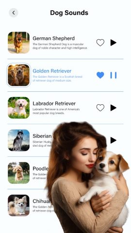 Звуки и шумы лая собак для Android — скриншот 5