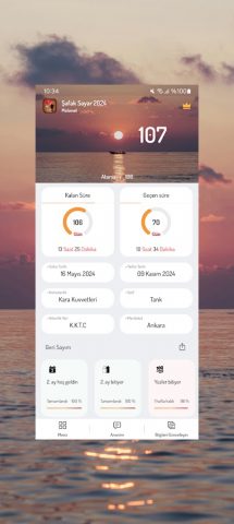 Şafak Sayar — Asker Gün Sayacı для Android — скриншот 2