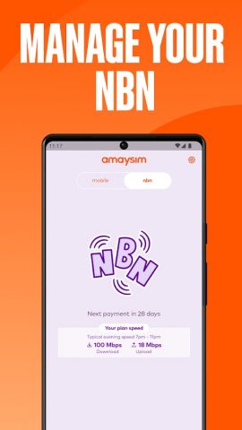 amaysim для Android — скриншот 2