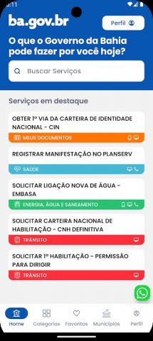 ba.gov.br для Android — скриншот 2