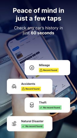 carVertical: Check Car History для Android — скриншот 2