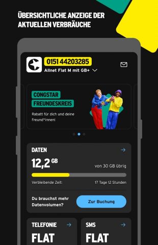 congstar для Android — скриншот 2