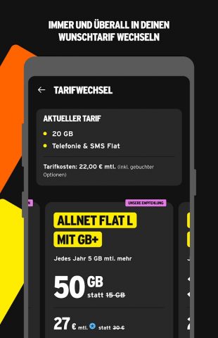 congstar для Android — скриншот 4