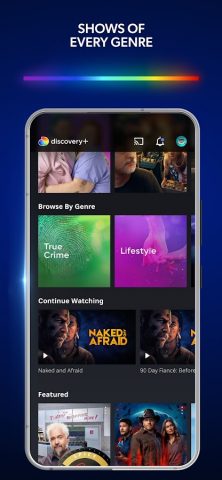 discovery+ | Stream TV Shows для Android — скриншот 3