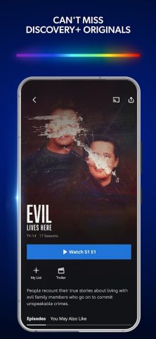 discovery+ | Stream TV Shows для Android — скриншот 4