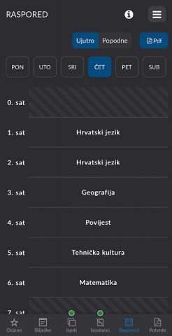 e-Dnevnik для Android — скриншот 5