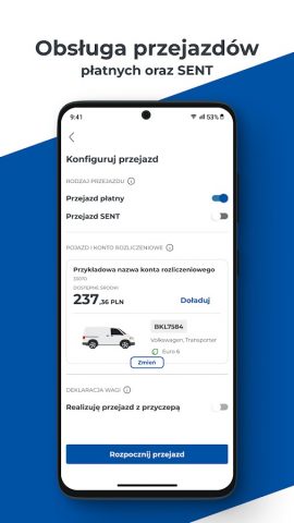 e-TOLL PL для Android — скриншот 2