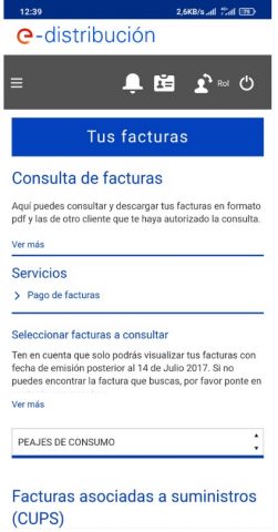 e-distribución для Android — скриншот 5