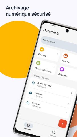 eDocPerso | Coffre-fort для Android — скриншот 1