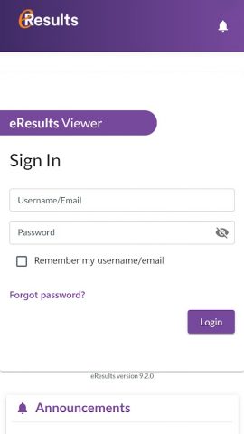 eResults для Android — скриншот 1