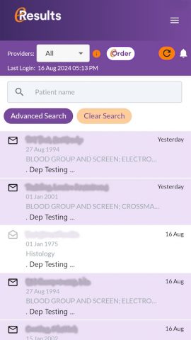 eResults для Android — скриншот 2