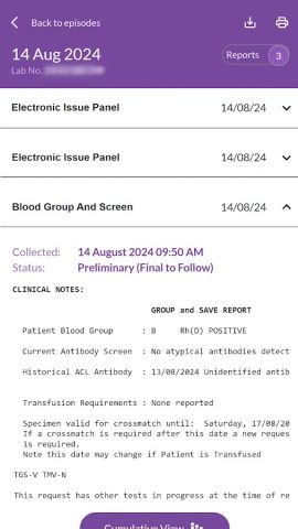 eResults для Android — скриншот 5