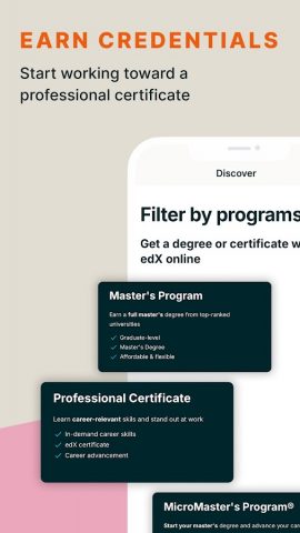 edX — Электронное образование — скриншот 3