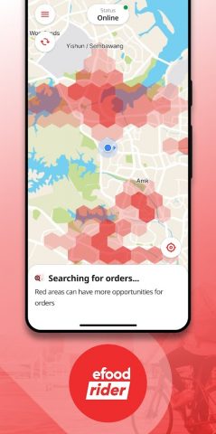 efood rider app для Android — скриншот 2