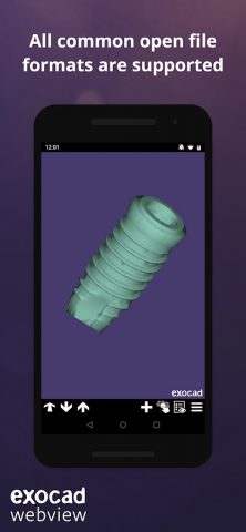 exocad webview — STL 3D Viewer для Android — скриншот 3