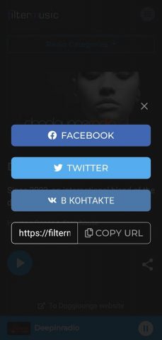 filtermusic.net radio для Android — скриншот 5