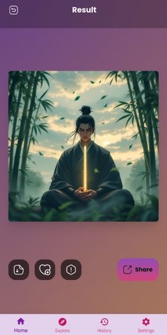 генератор аниме AI для Android — скриншот 4