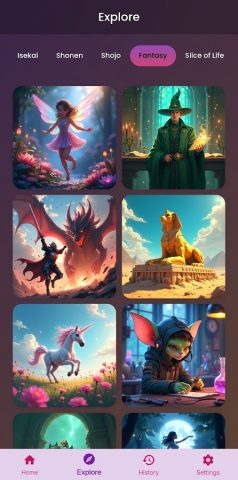 генератор аниме AI для Android — скриншот 5