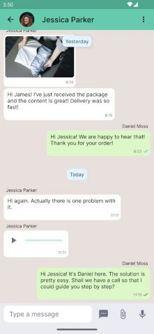 get.chat — Shared Team Inbox для Android — скриншот 2