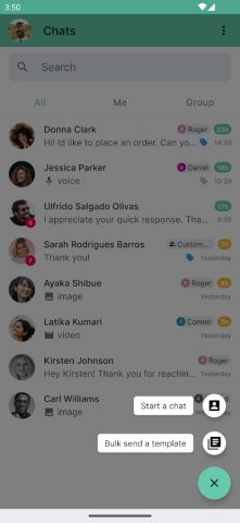 get.chat — Shared Team Inbox для Android — скриншот 4
