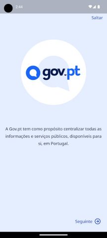 gov.pt для Android — скриншот 1