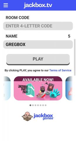 gregbox — jackbox player для Android — скриншот 1
