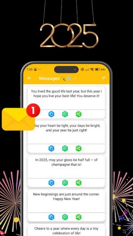 happy new year gif 2026 для Android — скриншот 5