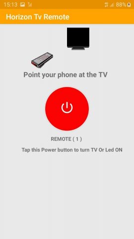 horizon tv remote для Android — скриншот 2