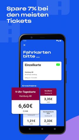 hvv – ÖPNV Tickets & Fahrinfo для Android — скриншот 4