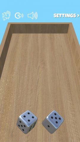 игра в кости для Android — скриншот 1