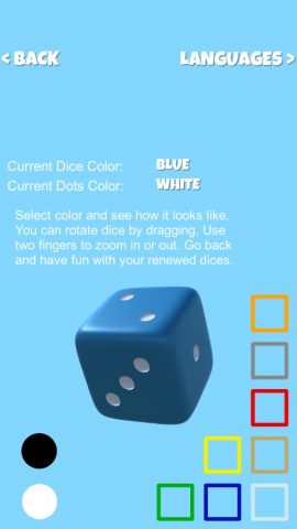 игра в кости для Android — скриншот 2