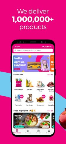 instashop: Groceries & more для Android — скриншот 2